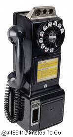 Vintage pay phone